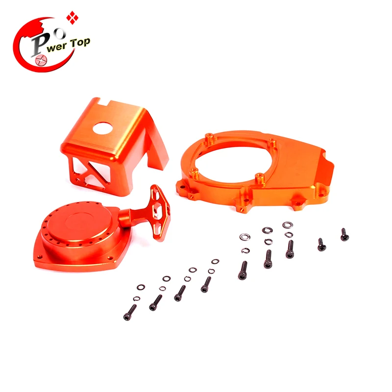 Baja Engine Cover Set with CNC Material pull starter cylinder cover side cover screws for 1