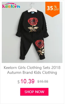 Keelorn/комплекты одежды для девочек коллекция года, модные летние комплекты одежды для детей милая Футболка с принтом куклы+ шорты, 2 предмета, одежда для девочек