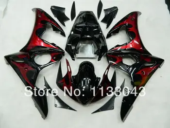 

Hi-quality fairings for Yamaha YZF-R6 03 - 05 YZF R6 03 04 05 YZF 600 R6 2003 2004 2005 red black fairing set + 7gifts
