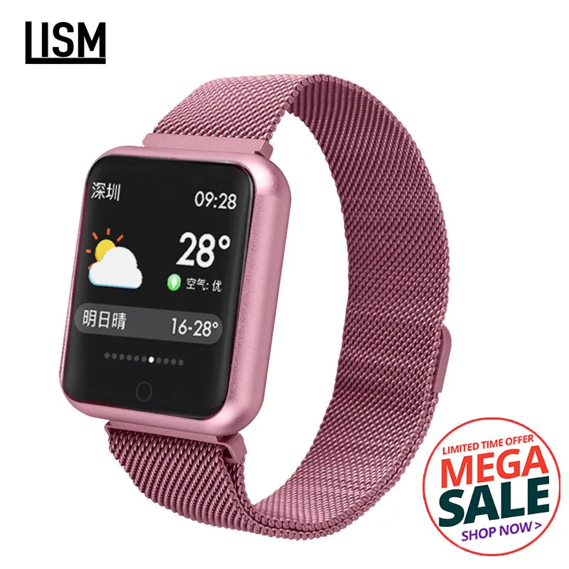 

2019 P68 Smart Bracelet Multi-sport Wristband Waterproof Activity Fitness Tracker Heart Rate Smart Watch Men Women Bracelet