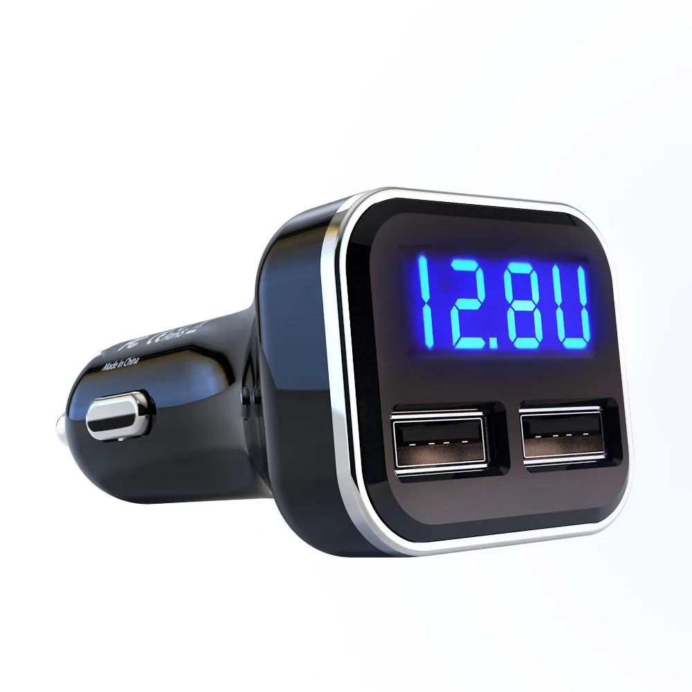 Car Charger с вольтметром