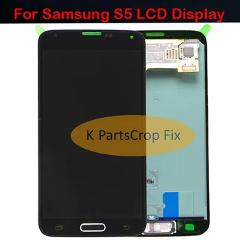 

AMOLED For Samsung S5 LCD G900F Display LCD Screen Touch Digitizer Assembly Compatible for Samsung Galaxy S5 G900 G900F LCD