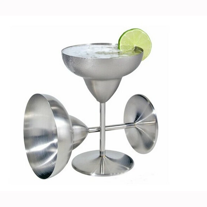 Acier Inoxydable Martini Cocktail Tasse Verre à vin verre gobelet