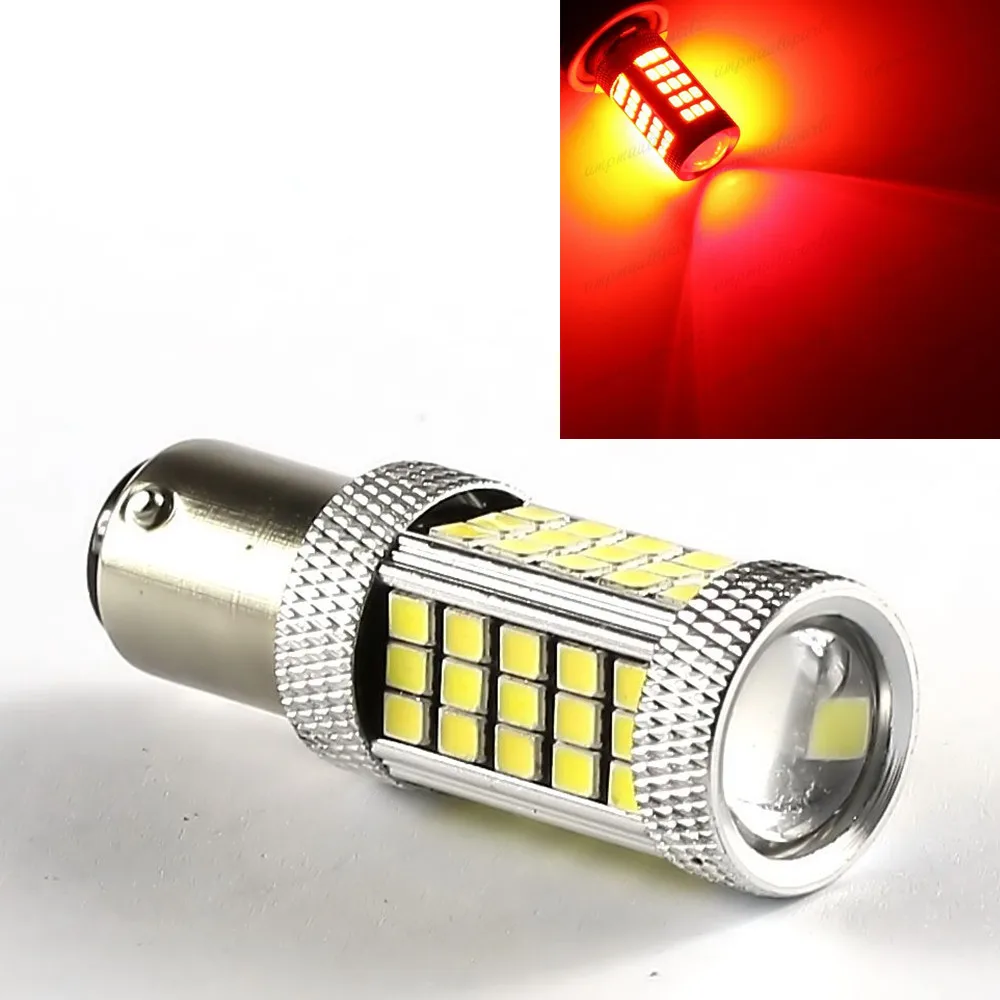 12V 1157 P21/5W BAY15D 63 66 smd LED auto brake light fog bulb car Rear