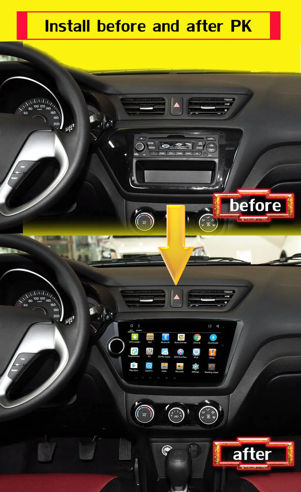 Best 2+32 android car dvd player GPS navigation 2 din car stereo 9 inch 1024*600 for Kia k2 RIO 2010 2011 2012 2013 2014 2015 2016 28 Best 2+32 android car dvd player GPS navigation 2 din car stereo 9 inch 1024*600 for Kia k2 RIO 2010 2011 2012 2013 2014 2015 2016 28