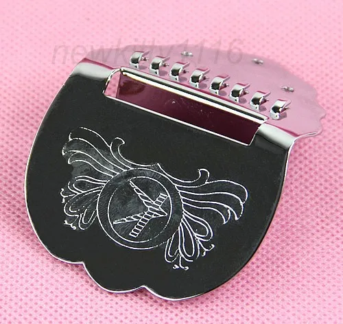 

Guitar Accessories High Quality Brand HLB-04 Tailpiece Guitar Mandolin Scalloped Short Chrome Set