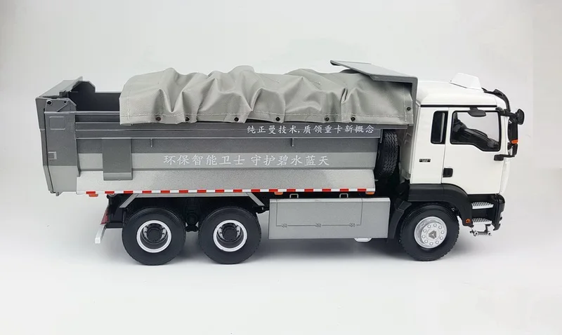 Коллекционная модель из сплава 1:24 сверхмощный Грузовик SinoTruk Sitrak C6G самосвал строительная техника литая игрушка модель украшения