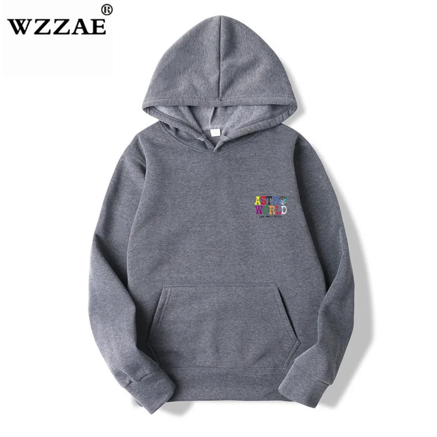 С изображением Трэвиса Скотта ASTROWORLD WISH YOU WERE HERE толстовки Мода Письмо ASTROWORLD Толстовка уличная человек женщина пуловер Толстовка