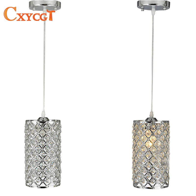 

New Modern Fashion Bar Aisle Gold and Silver Crystal Lamps Stairs Elegant Crystal Chandeliers For Foyer Living Room