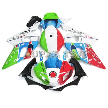 

ABS Plastic Full Fairings For Yamaha YZF R6 1998 - 2002 99 00 01 02 Motorcycle Bodywork - Green Blue Red With Full Tank Cover