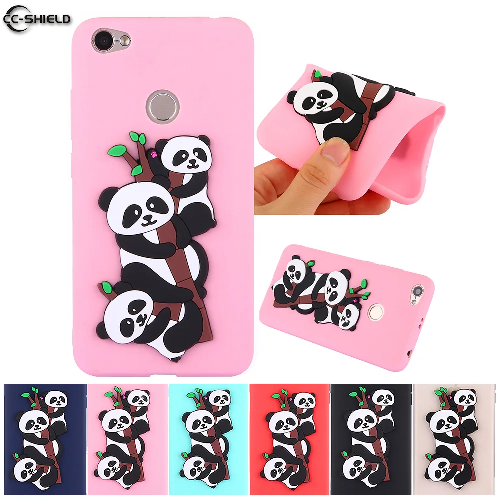 Case for Xiaomi Redmi Note A5 5A Coque Cute Panda Soft TPU Silicone Cover for Xiaomi Redmi Note 5A Note5A / Redmi Y1 Fitted Case