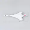 1/400 Scale British Airways Concorde Metal Alloy Airplane Model 16cm UK Air Plane Model Toys For Collectors Kids Birthday Toys ► Photo 3/6
