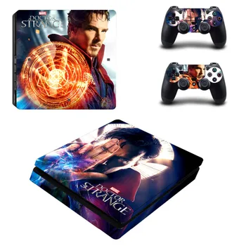 

Marvel Avengers Doctor Strange PS4 Slim Skin Sticker For Sony PlayStation 4 Console and 2 Controllers PS4 Slim Sticker Decal