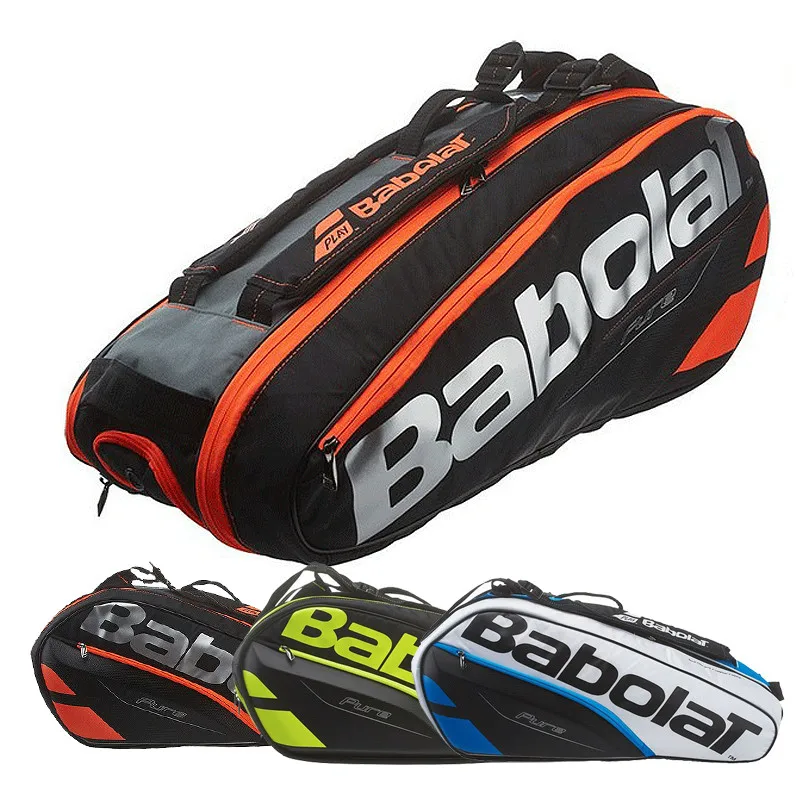 Оригинальная аэротеннисная сумка Babolat спортивный рюкзак с двойным плечом для 6