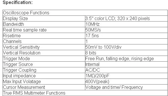 Цифровой мультиметр осциллограф ЖК-дисплей цветной экран usb DT-9989 Профессиональный Ток Напряжение тест электрика Инструменты