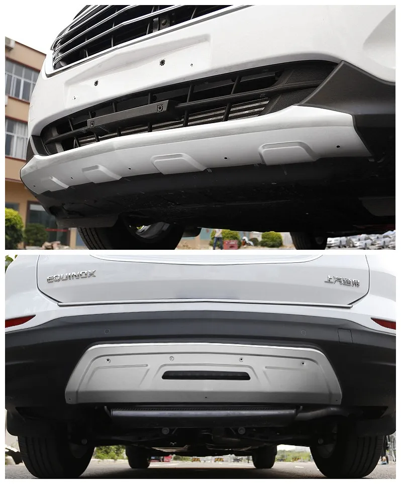 

For Chevrolet EQUINOX 2017.2018 Bumper Protector Guard Anti-impact Plate High Quality Stainless Steel Front+Rear Car Accessories