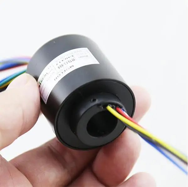 

MOFLON slipring through bore slip ring with hole size12.7mm OD33mm 2X5A MT1233-S02