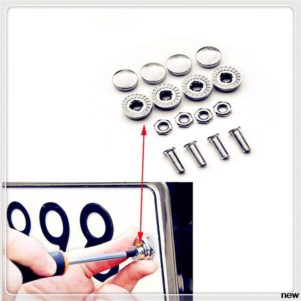 

Car number License Plate Bolts Frame Chrome bolt Screws Screw for Ferrari 488 SP38 Portofino FXX-K 812 LaFerrari J50