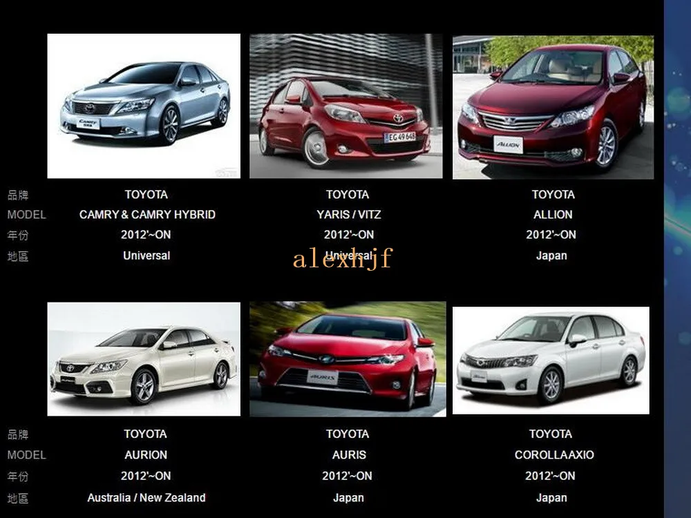 July King светодиодный чехол для зеркала заднего вида для Toyota Camry Yaris Allion Aurion Auris Corolla Porte premium Spade 2012~ ON и т. д