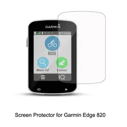 Прозрачная ПЭТ-пленка с защитой от царапин/пузырьков/сенсорного экрана для велосипедных gps-аксессуаров Garmin Edge 820