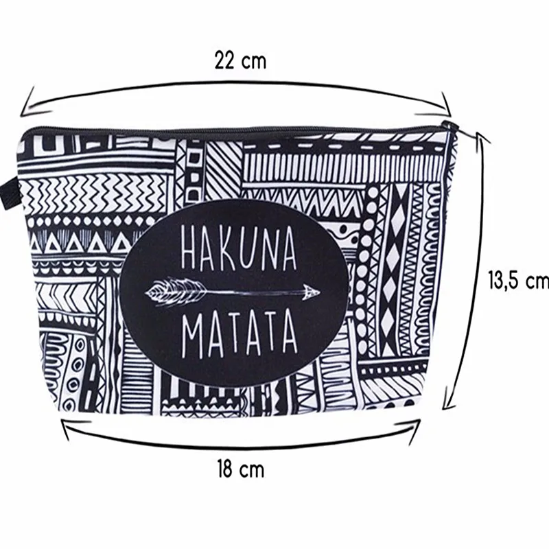 Printing Makeup Bags With Multicolor Pattern Cute Cosmetics Pouchs For Travel Ladies Pouch Women Cosmetic Bag 5