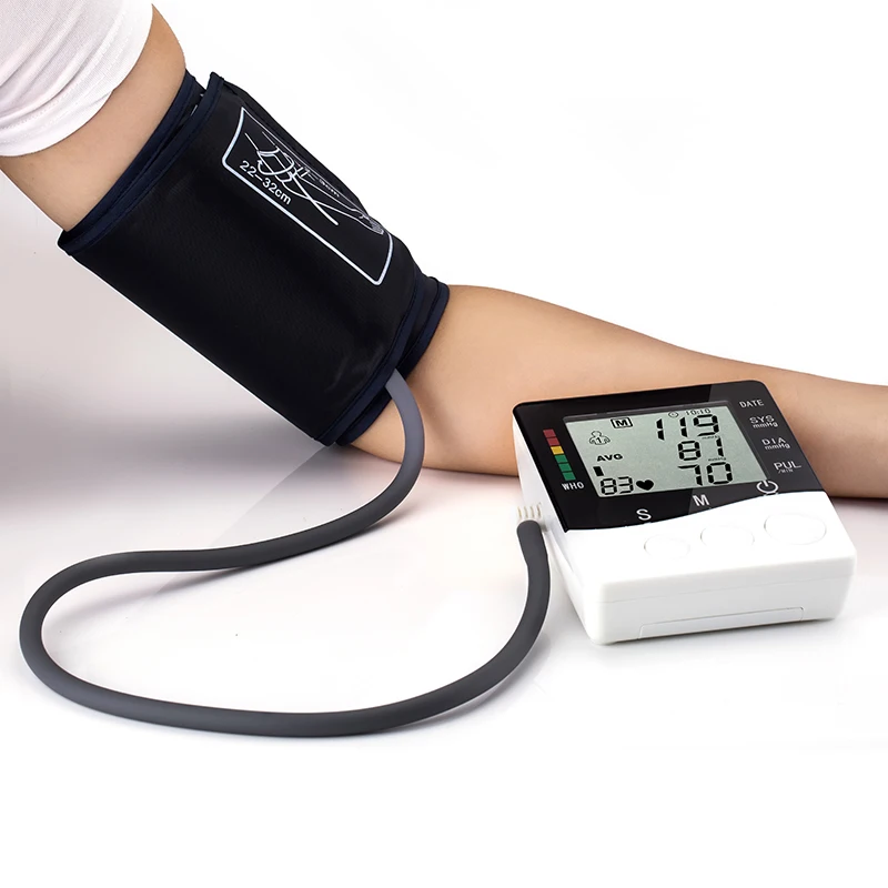 

Upper Arm Blood Pressure Pulse Monitor tonometer bp Monitor electric Blood Pressure Monitor meter sphygmomanometer health care