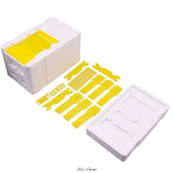

Bee Hive Beekeeping King Box Pollination Box Foam Frames Beekeeping Tool Kit bee tail boxes Beekeeping tools