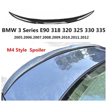 

HLONGQT Carbon Fiber Spoiler For BMW 3 Series E90 318 320 325 330 335 2005-2012 High Quality Car Spoilers Auto Accessories