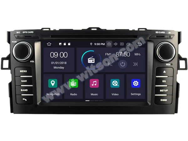 Excellent 7" Android 9.0 Pie OS Car DVD Multimedia Navigation GPS Radio for Toyota Auris E150 2006-2012 with 256GB External HDD Support 5 Excellent 7" Android 9.0 Pie OS Car DVD Multimedia Navigation GPS Radio for Toyota Auris E150 2006-2012 with 256GB External HDD Support 5