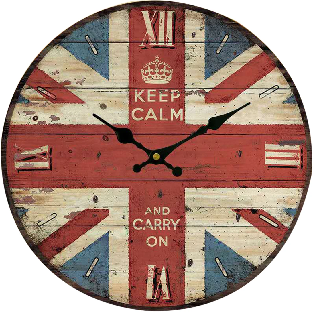 Homingdeco European Style wall clock Retro Archaize living room hanging