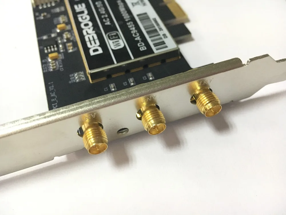 DEBROGLIE 1000 Мбит/с двухдиапазонный 802.11ac Настольный PCI E WiFi адаптер PCi Express