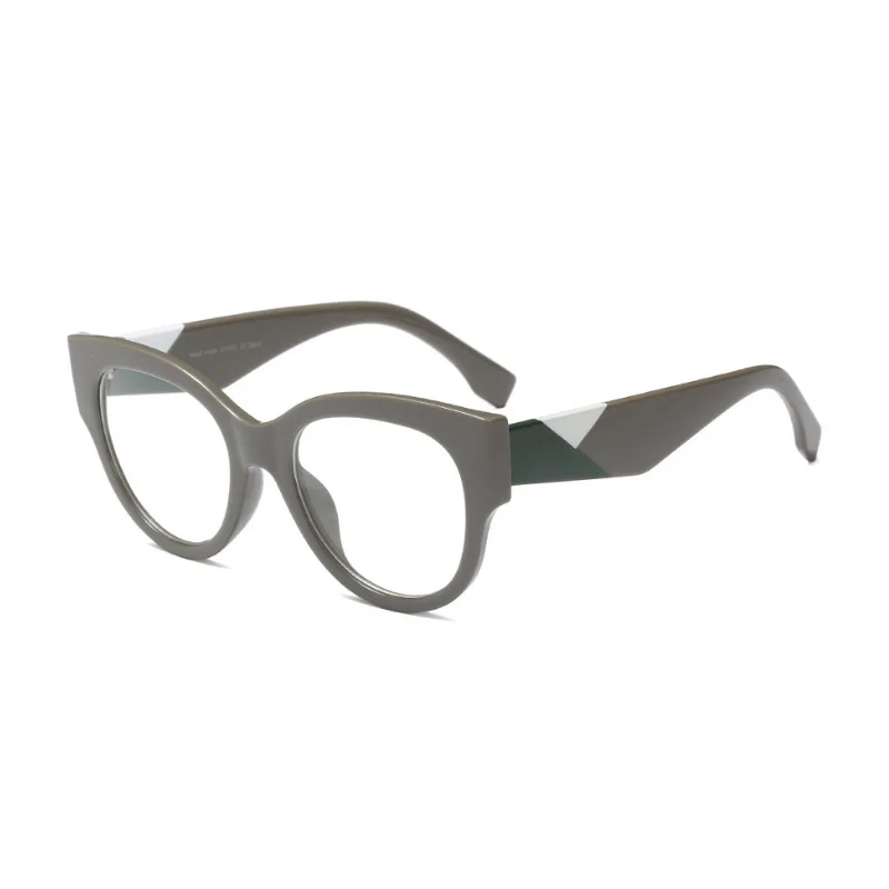 RFOLVE модные квадратные очки женские брендовые черные леопардовые розовые очки оправа Высокое качество прозрачные линзы очки UV400 очки R8766 - Цвет оправы: C3