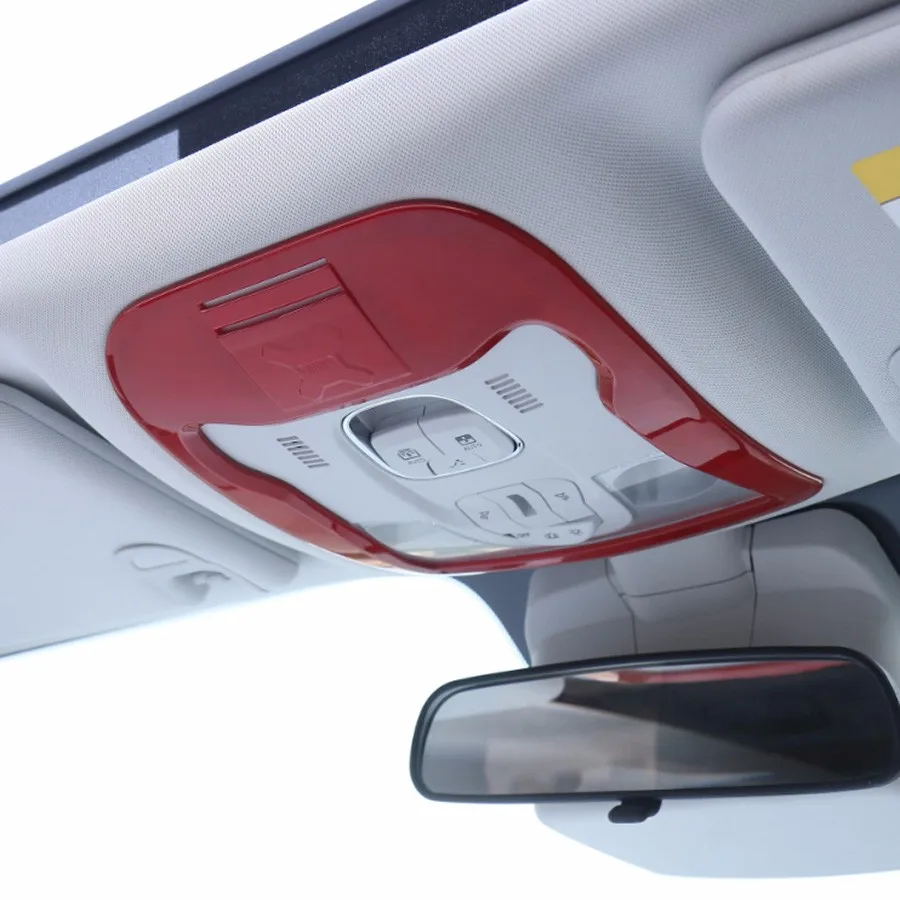 Интерьер автомобиля чтения свет украшения молдинги ABS обрамление с хромированной отделкой с слотом для карт Jeep Renegade up