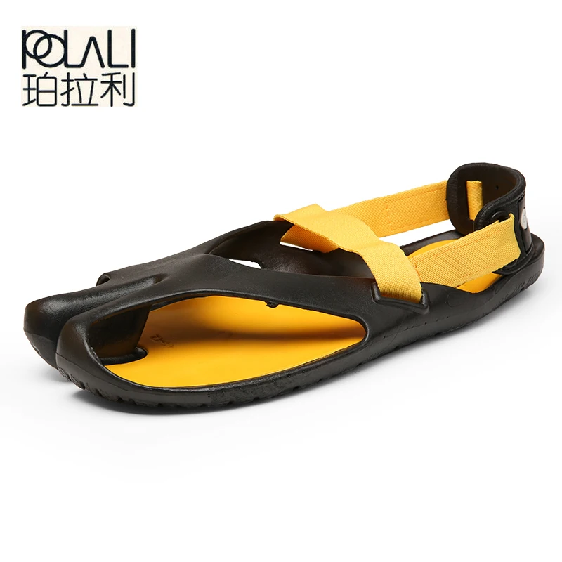 

POLALI summer slippers men shoes flat sandals for men zapatos de los hombres zapatillas designer slides luxury beach flip flops