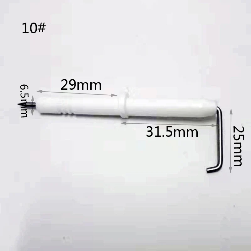 

5 PCS 10# Gas Cooktop Ceramic Spark Electrode Ignition for Stoves Gas Stove Accessories