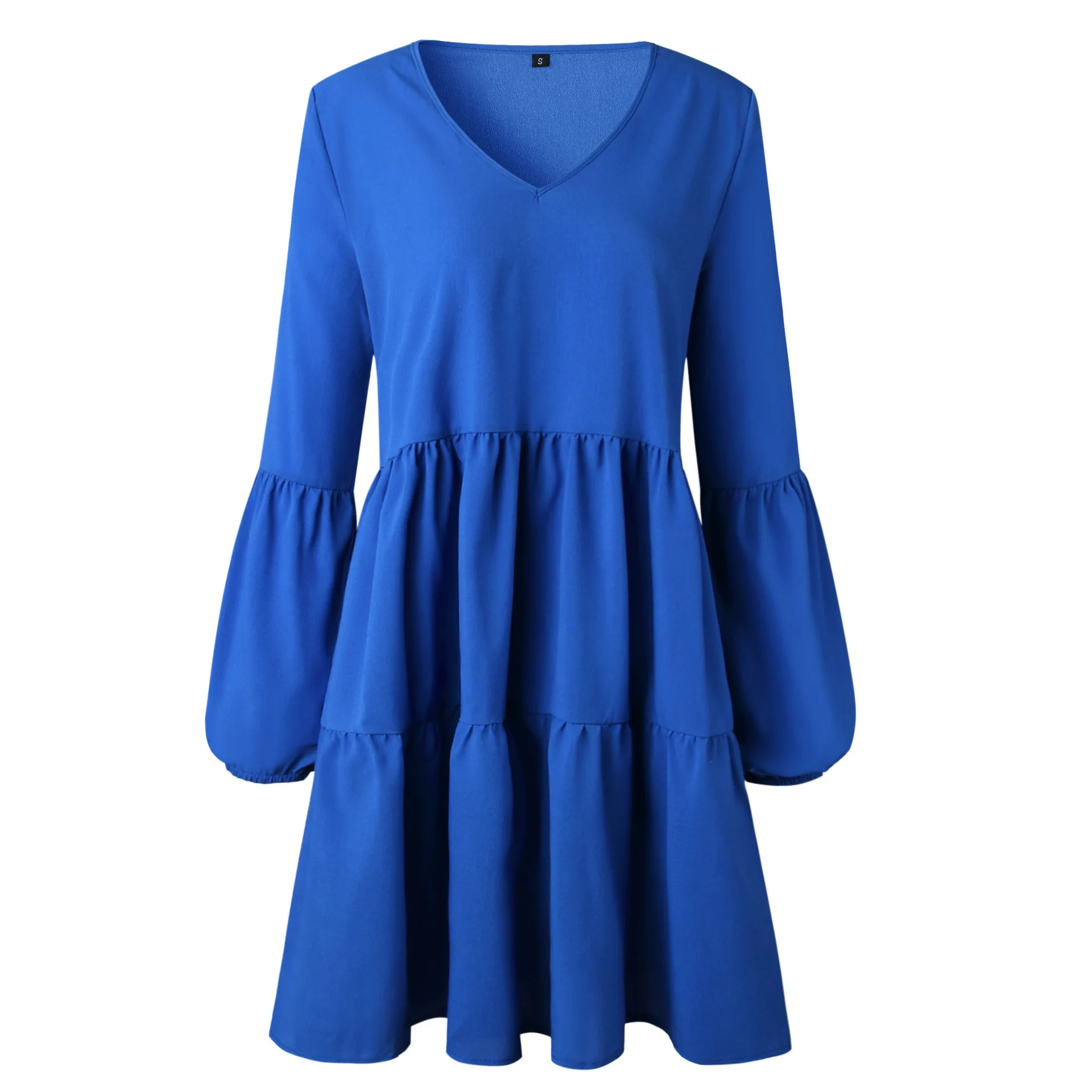 

New 2018 Sexy V Neck Women Fashion Autumn Winter Long Sleeve Dress Female Vestidos De Fiesta Vintage Party Dresses Plus Size