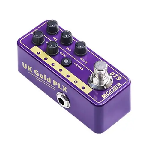 MOOER 019 UK Gold PLX гитарная педаль высокого качества двухканальный предварительно