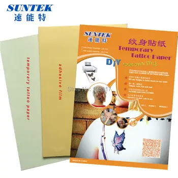 

(10set/lot) Temporary Tattoo Paper A4 Size Blank Water Slide Transfer Paper With CE Certification (11.69*16.54 inch)