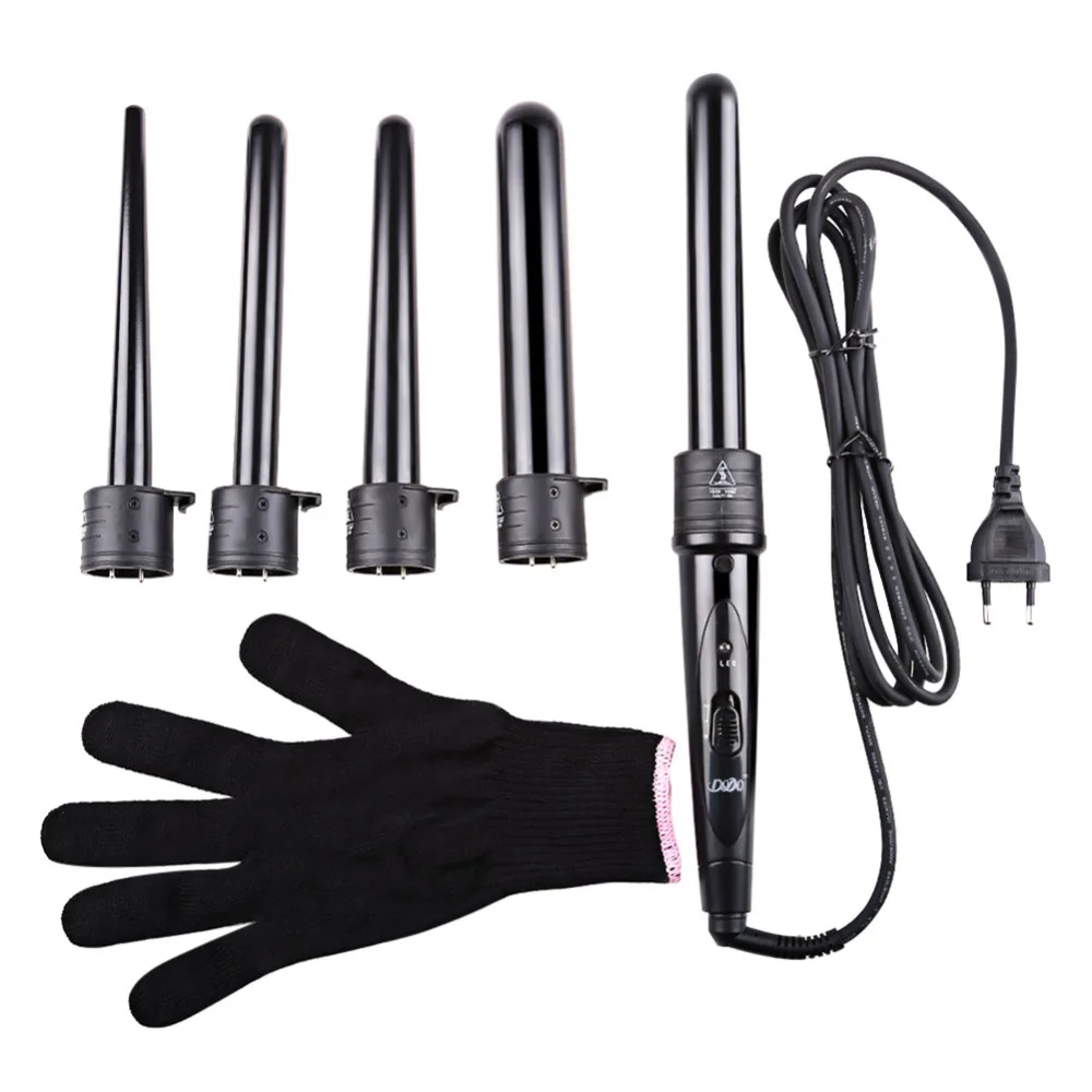 

DODO 5 In 1 Electric Hair Curler Curling Wand Curling Iron Roller Monofuntional Curler Rotatable Hair Styling Tool