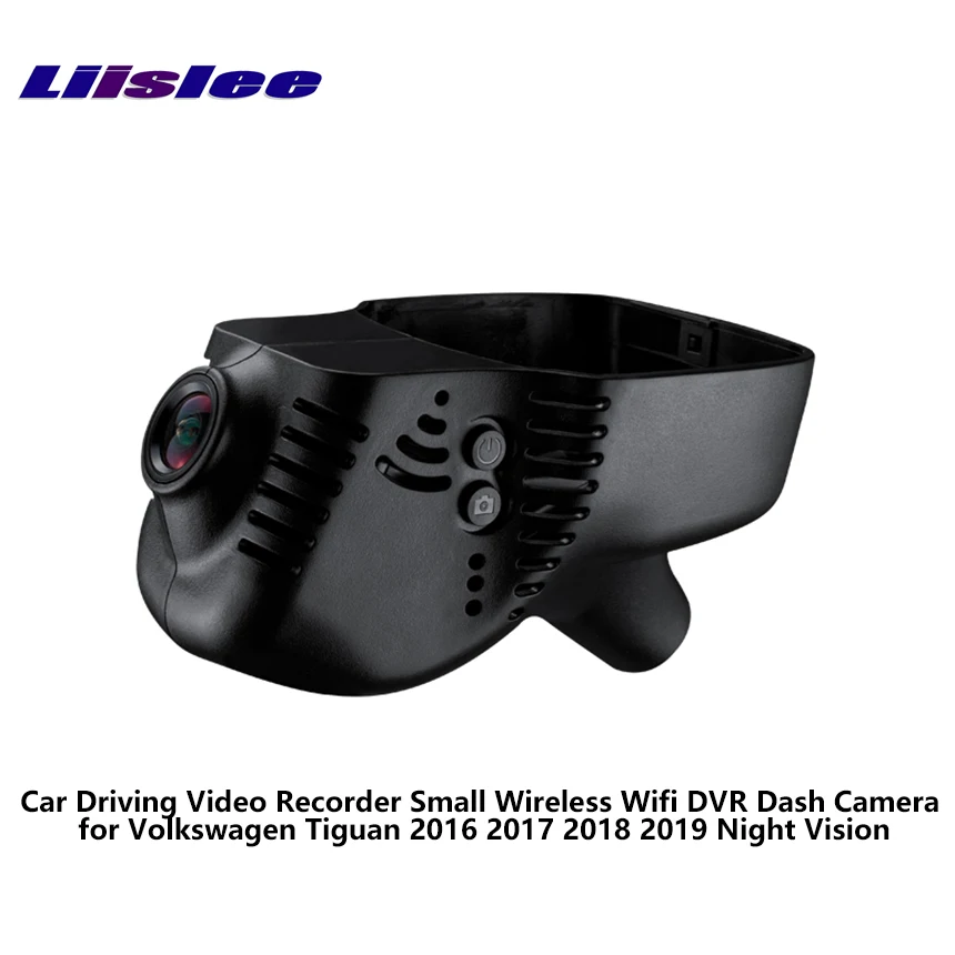LiisLee Car Driving Video Recorder Small Wireless Wifi DVR Dash Camera for Volkswagen Tiguan 2016 2017 2018 2019 Night Vision