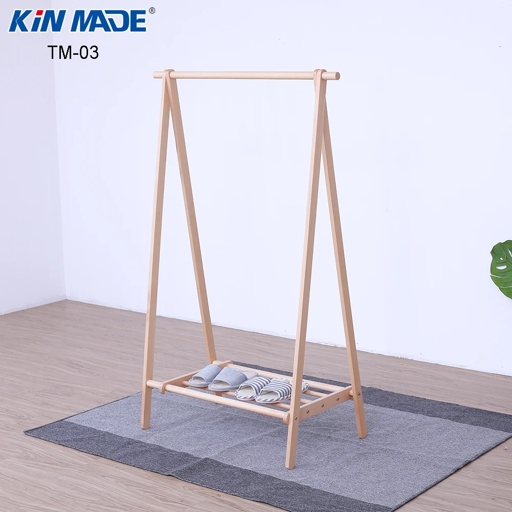 Kinmade Wood Coat Racks Hangers Bedroom Clothes Shelves Storage Rackin