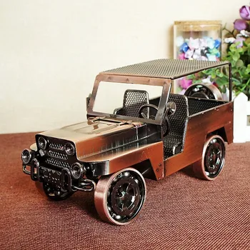

2016 New SMT001 Iron Antique Car Model Home Talbe Ornaments