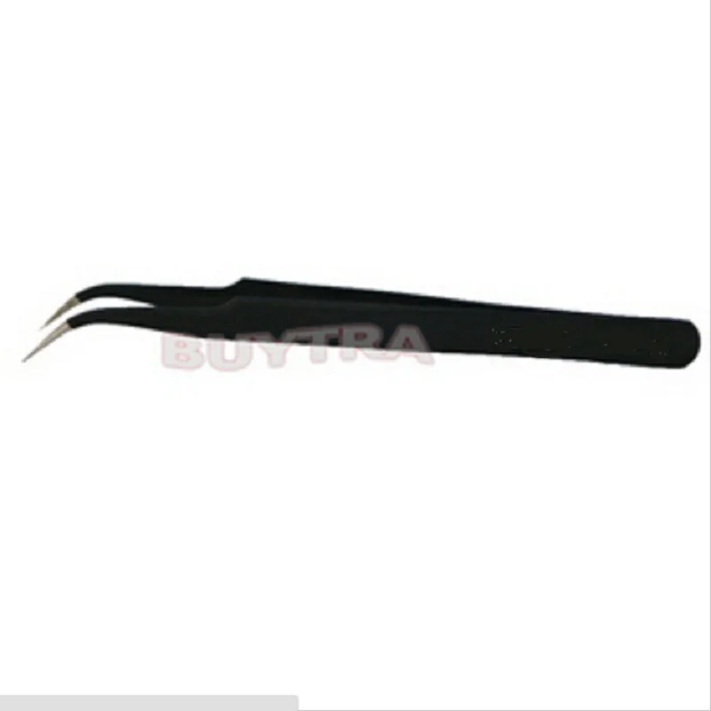 

1PC Stainless Steel Antistatic Curved Straight Eyebrow Tweezers Make Up Led Light Eyelash Eyebrow Hair Removal Tweezers