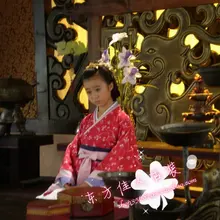Детский традиционный hanfu костюм ТВ играть схемы из Красота маленьких Queen zhangyan девушки костюм