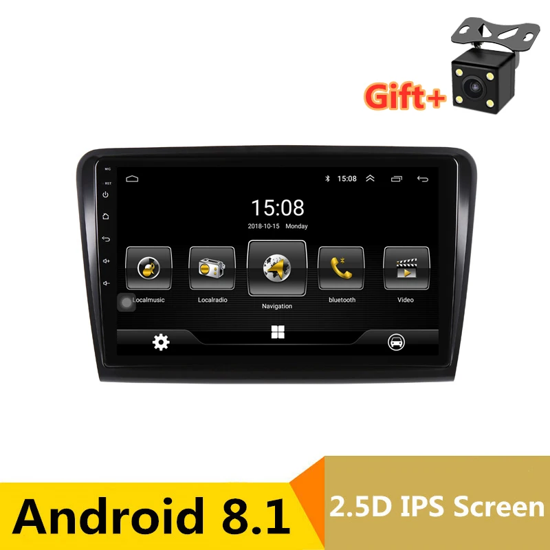 

10.1" 2.5D IPS screen Android 8.1 Car DVD GPS For Skoda Superb 2 2009 2010 2011 2012 2013 audio stereo car radio headunit wifi