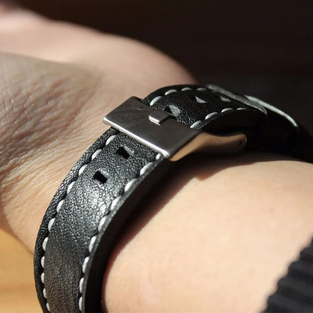 MG03 модный кожаный браслет мульти-Функция 5ATM Нержавеющая сталь циферблат Альпинист Спортивные часы высотомер барометр термометр