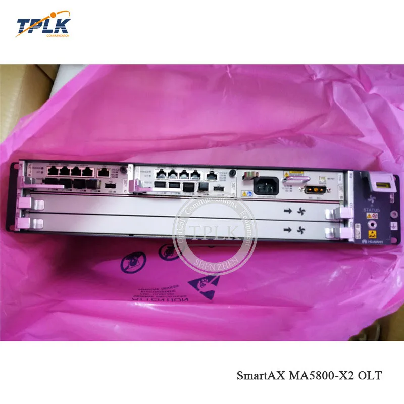 HW MA5800-X2 OLT с 2* MPSC платы управления и интегрированные платы(с 4*10G портов) с 1* PISC DC питания