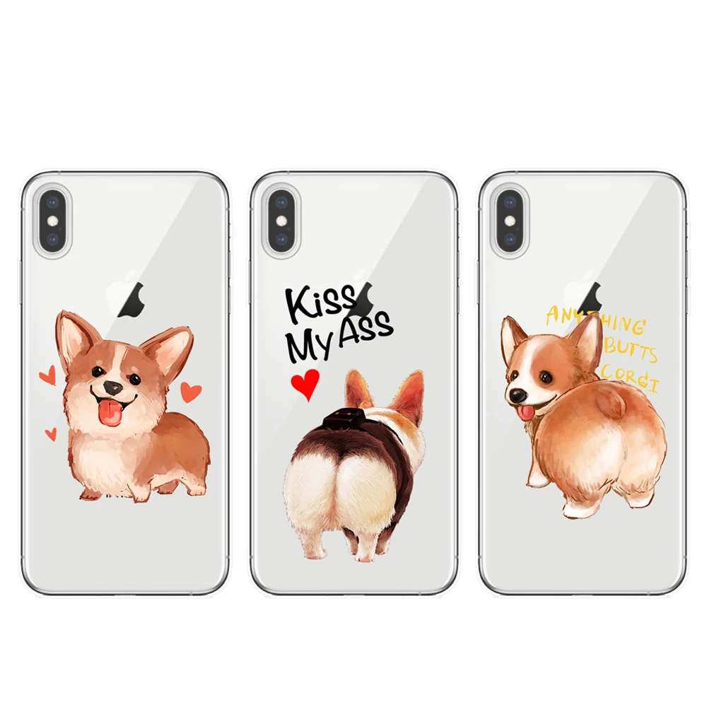 Милый мягкий прозрачный чехол для iPhone 7 7Plus 6 6S 8 8PLUS X XS Max 5 5S SE|Бамперы| |