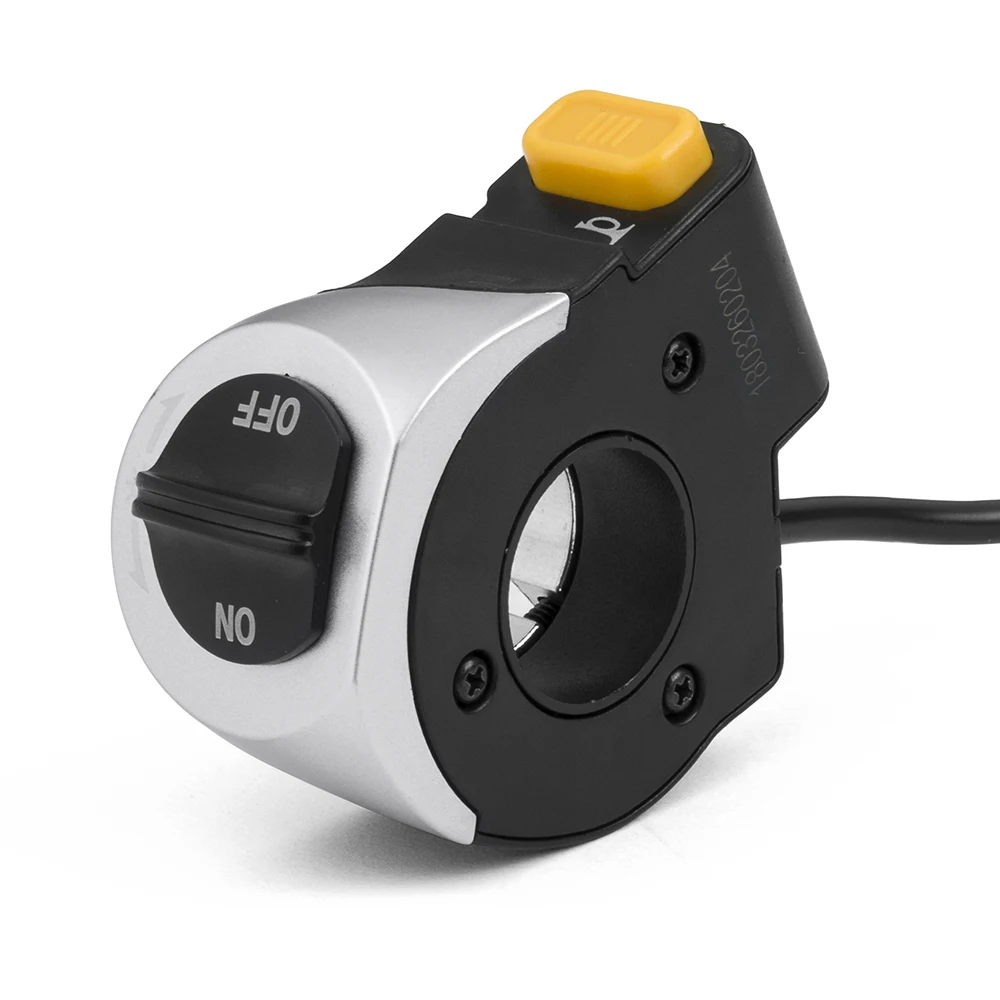 

RoHS Wuxing DK214 Electric Bicycle Motorcycle Ebike Scooter Switch With Light ON-OFF Button Without Handlebar Accessories