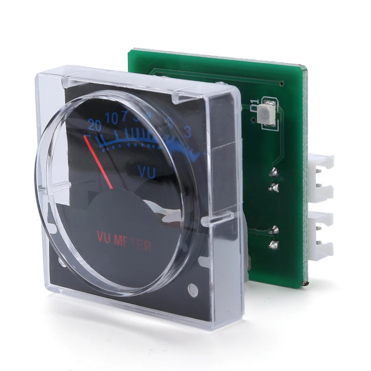 1pc 6-12V Analog Panel VU Meter Audio Level Meter Blue Backlight with SMT technology process No Need Driver for power amplifier